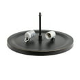 thumbnail image 3 of Elegant Designs 2 Pack 13" Metal 2 Light Oil Rubbed Black Flush Mount Set, Restoration Bronze, 3 of 5
