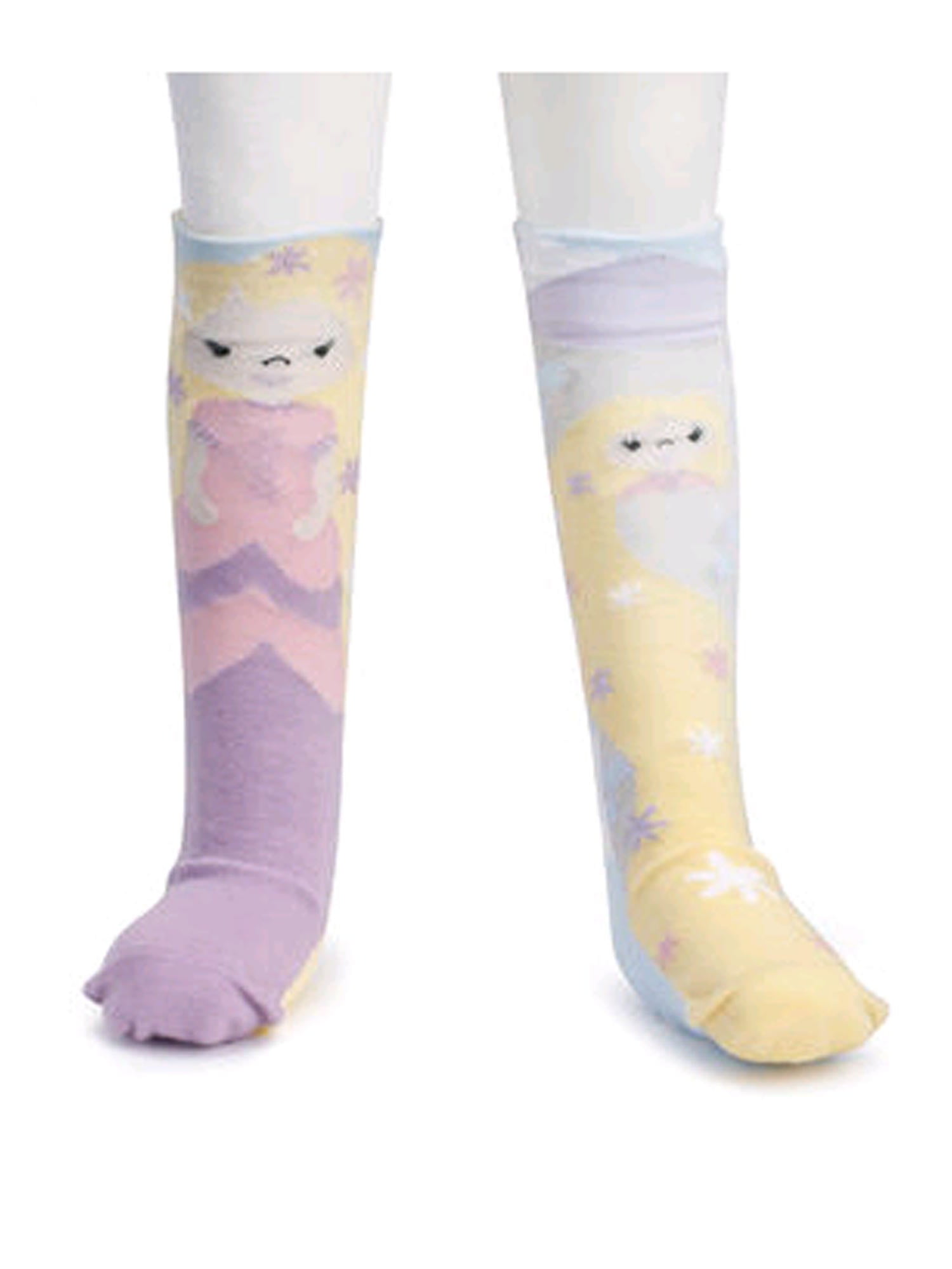 CHINESE DRAGON OR RAINING CATS DOGS NWT "SOCK IT TO ME" KNEE SOCKS 