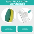 thumbnail image 2 of Non Scratch Dishwand Refills Handle, Dish Wand Refill Pack, 6 Heavy Duty Replacement Sponge Heads Set, Soap Dispenser Scrubbers, Dishwashing Scrub Dispensing Brush Pads, Dishwasher Cleaning Tool kit, 2 of 7
