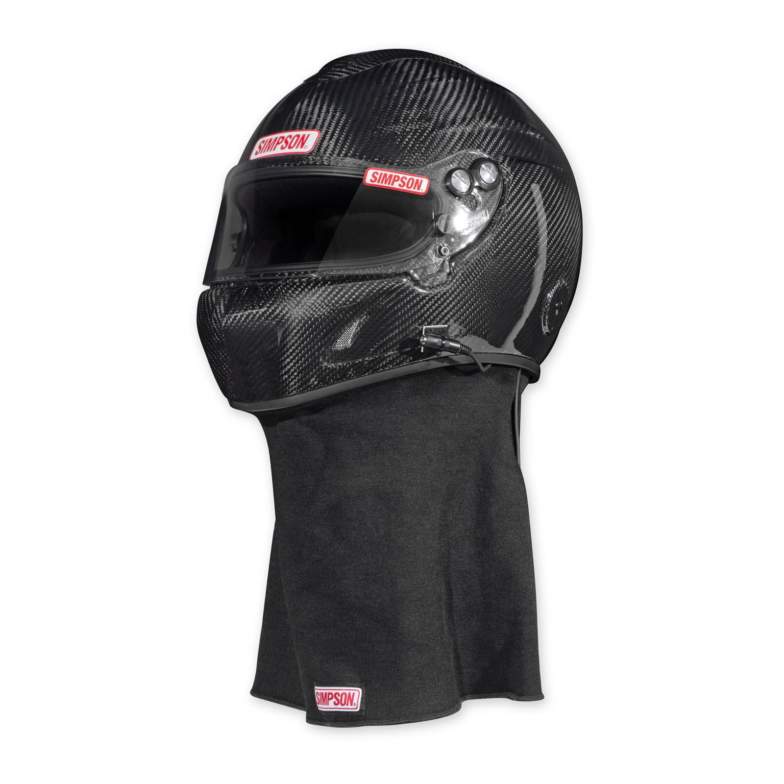 SIMPSON SAFETY 1450028 Helmets Pit Warrior OTW Medium Flat Black