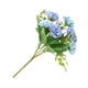 thumbnail image 3 of Advancent Dido-ramo de clavel Artificial, decoración de simulación, decoración para el hogar y la Oficina, flor de tela Flores artificiales azul, 3 of 6