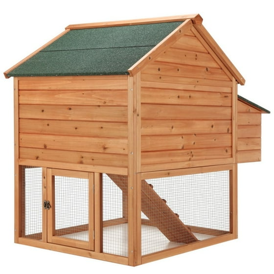 Confidence Pet Large Chicken Coop Hen House With Outdoor Run