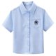 thumbnail image 1 of Odeerbi Camisa de Vestido de Algodón de Las Niñas Flor Bordado de Manga Corta Uniforme de La Escuela Con Bolsillo, 1 of 9