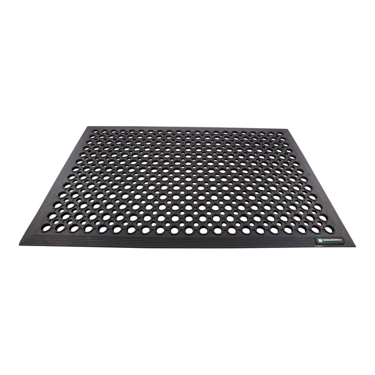 36' x 60' Black Rubber Anti Fatigue Slip Floor Mat 1/2 Thick