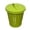 Green, variant on Nilnehc Small Desktop Can with Lid,Compact Iron Tabletop Waste Bin for Office Kitchen,Multi-purpose Mini Planter Flower Pot Holder,Gold 2.6x3.7in