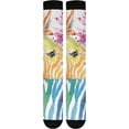 thumbnail image 7 of FREEAMG Zebra Compression Socks Women Men Long Stocking (20-30mmHg) Travel Knee High Stockings for Athletic Sports,Running,Cycling,Nursing, 7 of 7