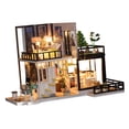 thumbnail image 4 of Casa de muñecas en miniatura de bricolaje Sunnimix 1/20 De Madera En Miniatura DIY Villa Kits De Juguete, 4 of 8