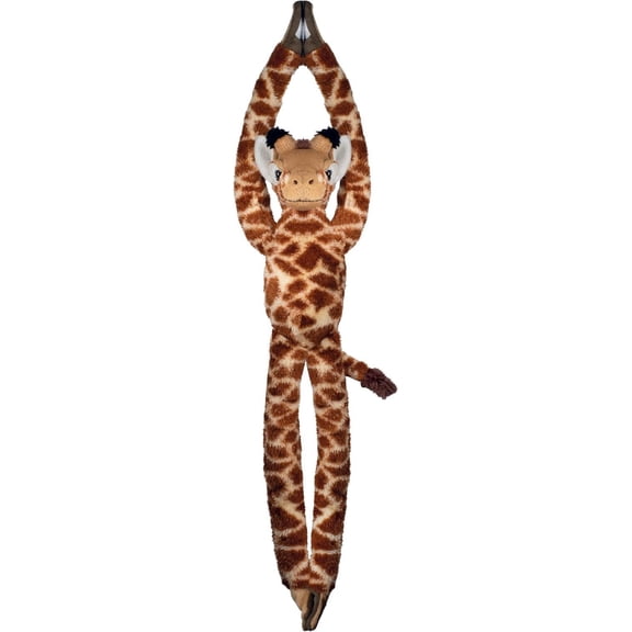 EcoBuddiez Tree Huggers Giraffe from Deluxebase 72cm Hanging Plush Toy Made from Recycled Bottles