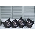 thumbnail image 6 of Ambesonne Galaxy Throw Pillow Cover 4 Pack, Stardust Nebula Space, 20", White Dark Blue, 6 of 6