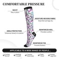 thumbnail image 2 of Pofeuu Eiffel Tower and Hearts Print Compression Socks for Women & Men Circulation - Best Support for Nurses,Running,Athletic,Sports, 2 of 7