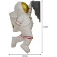 thumbnail image 3 of 2x Decorative Resin Astronaut Figurines Outer Space Bedroom Shelf Wall Decor Sunnimix none, 3 of 5
