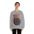 thumbnail image 2 of Glamour Queen Unisex Heavy Blend™ "Crewneck Sweatshirt Please Don't Talk" Logo, Sport Grey, 2 of 4