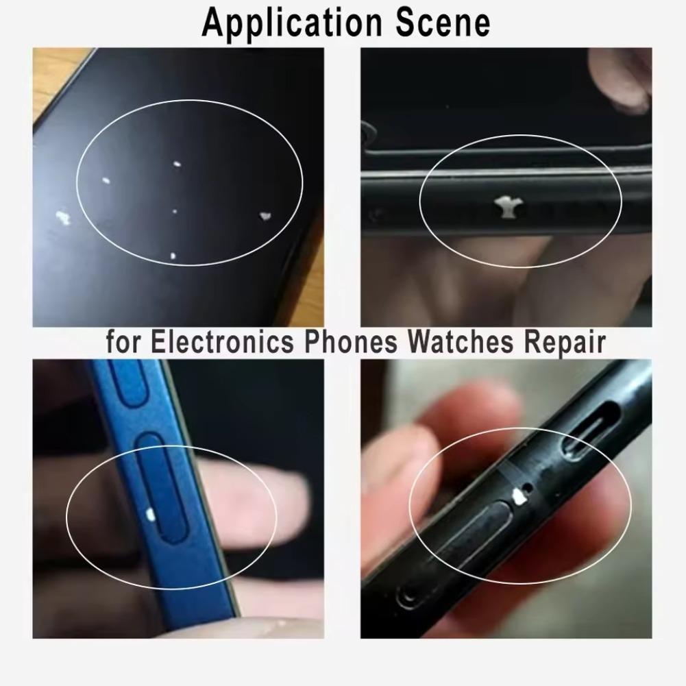 Touch Up Paint for iPhone 17 Pro & 17 Pro Max, Phone Side Scratch Repair Paint Pen, Quick Fix for Daily Use, Travel & Repair(Orange)