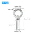 thumbnail image 2 of Uxcell 304 Stainless Steel Ring Lifting Expansion Eyebolt with Eye Ring Silver M8 x 50mm 10 Pcs, 2 of 5