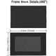 thumbnail image 5 of Set de marcos de fotos Perfect 4U de papel negro de 10 x 15 cm (paquete de 40), 5 of 7