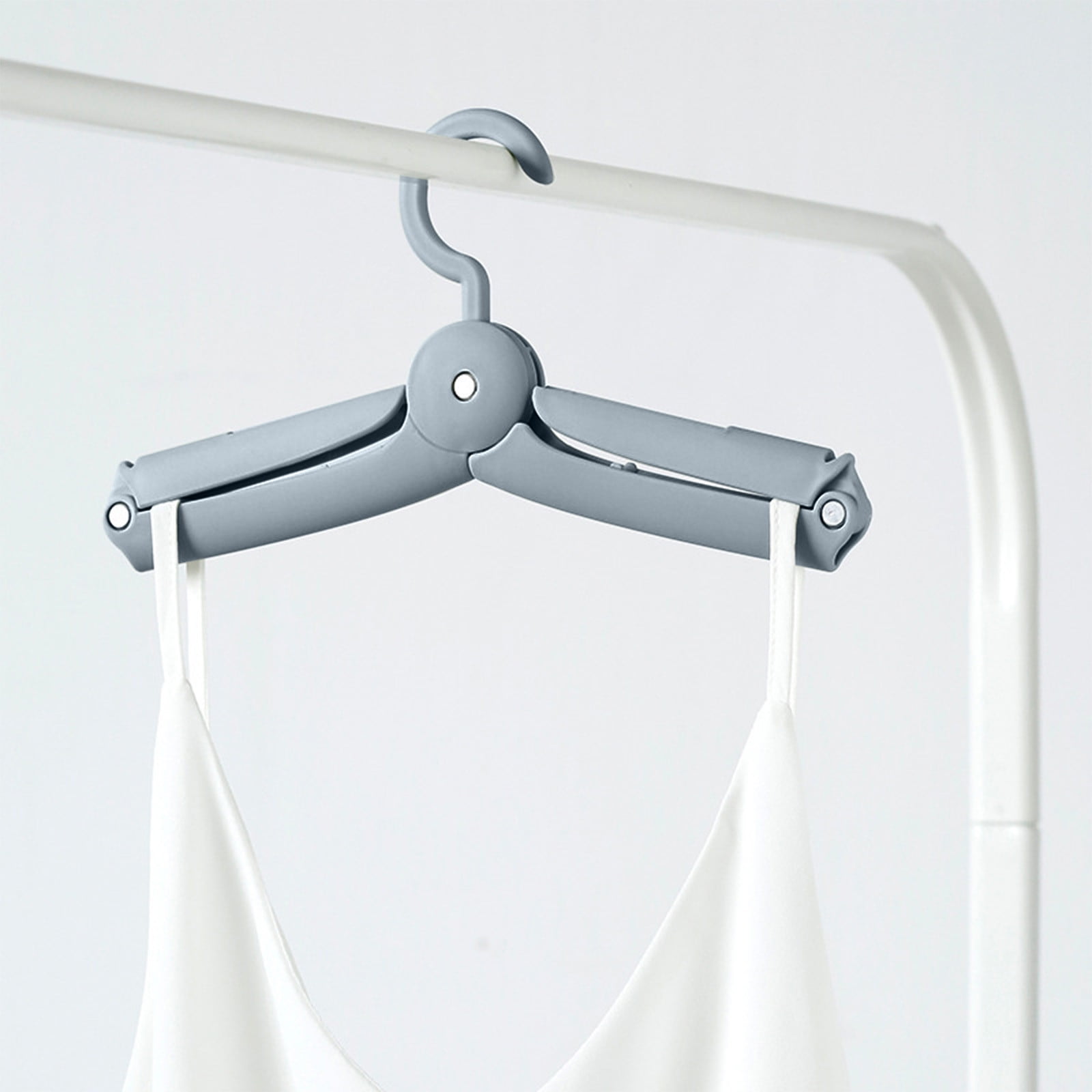 Travel Folding Hangers , Portable Folding Clothes Hangers, Save Space and Easy To Carry