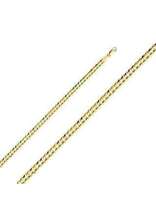 Coastal Jewelry Iridescent Stainless Steel 14mm Curb Chain