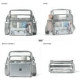 thumbnail image 5 of Clear Bag for Stadium Events 12x6x12, Compliant Crossbody Purse with 3 Zipper Pockets, Clear Tote for Concerts & Sports Games, 5 of 8