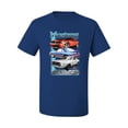 thumbnail image 2 of Wild Bobby, Mustang Ford Classics Cars and Trucks Men Graphic Tee, Royal, 4X-Large, 2 of 6