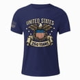 thumbnail image 5 of CAUYDY American Flag Shirts for Men USA Patriotic T-Shirt 4th of July Tee Tops(L101-Navy,L), 5 of 5