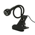 thumbnail image 4 of Lumière LED USB, Base Clip Protection des Yeux Alliage d'Aluminium ABS Design Col de Cygne Compact Portable Lampe LED pour Lecture pour Voyage, 4 of 8