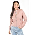 thumbnail image 1 of Chamarra de piel sintetica Roman Fashion/Juvenil, 6859 (Rosa) rosa M, 1 of 5