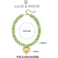 thumbnail image 6 of Leaf Resin Chunky Beaded Necklace for Women, Simple Modern Style Necklace Jewelry Accessory, 6 of 6