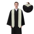 thumbnail image 4 of Haiem Rose Pattern Graduation Stole 2024 | Premium Satin Sash for Graduation Ceremony, 4 of 7