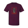 thumbnail image 2 of Our Lady of Guadalupe Blessed Virgin Mary Religious Inspirational/Christian Men's Graphic T-Shirt, Maroon, X-Large, 2 of 3