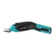 thumbnail image 1 of Tijeras eléctricas portátiles, cortador de cajas recargable, tijeras de costura para manualidades y alfombras Azul negro, 1 of 9