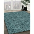 thumbnail image 3 of Ahgly Company Machine Washable Indoor Rectangle Transitional Deep Teal Green Area Rugs, 8' x 12', 3 of 7