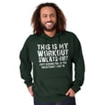 thumbnail image 5 of This Is My Workout Just Kidding Nap Hoodie Sweatshirt Women Men Brisco Brands 4X, 5 of 6