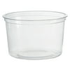 WNA WNA APCTR16 16 oz. Plastic Deli Containers - Clear (50/Pack, 10 Packs/Carton)