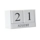 thumbnail image 2 of Bloques de Calendario de Madera de Escritorio Calendarios Y Suministros de Escritorio Calendario Decorativo Baoblaze Bloques de calendario de madera, 2 of 7