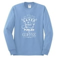 thumbnail image 2 of Wild Bobby Saved By Jesus Fueled By Coffee Inspirational/Christian Men Long Sleeve Shirt, Light Blue, Small, 2 of 5