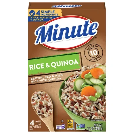 Minute Rice, Rice & Quinoa, 12 oz (Pack of 2)