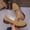 #0150-Brown, variant on Xucatan Women's Faux Suede Loafers, Chunky Sole Slip On Shoes with Metal Horsebit Chain, British Style Comfortable Low Tops, Versatile Spring Fall Casual Footwear Gift