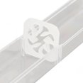 thumbnail image 4 of 5pcs caja de lápiz transparente tamaño compacto portátil durable plástico claro pluma caso para oficina escuela viaje familia, 4 of 8