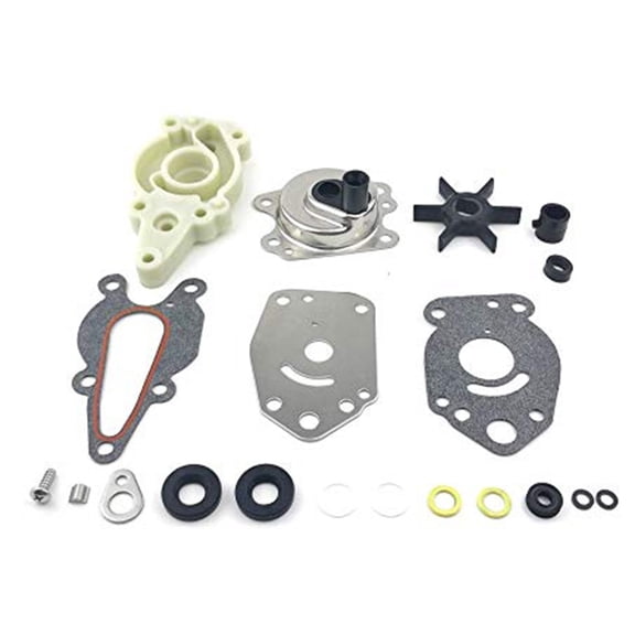 Water Pump Repair Kit 42089A5 for Mercury for MARINER 6-15HP, Neoprene Impeller Stainless Steel Wear Plate Gaskets Seals Outboard Motor Parts