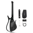 thumbnail image 1 of Guitarra inteligente CYBER-G con cuerdas de silicona, 24 tonos, negra, 1 of 9