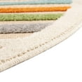 thumbnail image 6 of Unique Loom Aruba Outdoor Collection Area Rug - Paradera (5' 3" Round Beige/Light Blue), 6 of 7
