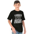 thumbnail image 5 of Forged in Lord's Strength Christian Crewneck T Shirts Boy Girl Teen Brisco Brands S, 5 of 6