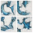 thumbnail image 1 of Uttermost Tourbillonne dans l'Art Abstrait Bleu (Lot de 4), 1 of 2