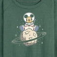 thumbnail image 3 of Mickey & Friends - It's A Small Moon - Women's Lightweight French Terry Long Sleeve Shirt, 3 of 5