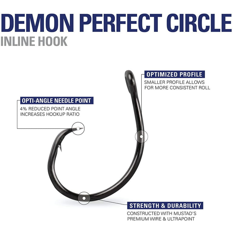 Mustad Demon Perfect Circle Hooks 2/0