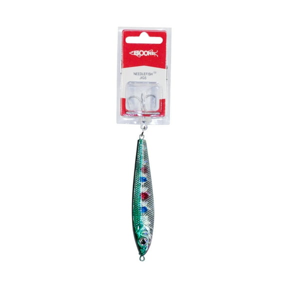Boone Needlefish Jig Green Mackerel - 6", 3 oz.