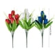 thumbnail image 2 of Ramo Artificial de Flores Rojo, Blanco y Azul Decoración del Día de la Independencia de la Mesa 6 Cabezas Realista, Ramo de Tulipanes de Tres Colores de 6 Cabezas, 2 of 6