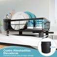 thumbnail image 2 of MAJALiS Escurridor de Trastes de Acero Inoxidable para Encimera de Cocina con Drenaje, Escurridor de Platos Peque&ntilde;o con Porta Utensilios, Adecuado para Solteros, Parejas y Familias Peque&am, 2 of 7