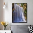 thumbnail image 5 of Pintura en lienzo de paisaje con cascada natural, carteles e impresiones de árboles verdes y bosques, arte de pared para sala de estar, decoración del hogar, sin marco, 5 of 5