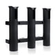 thumbnail image 1 of Toystoory Soporte para caña de pescar, liberación rápida, 3 tubos de enlace, soporte de montaje lateral, soportes horizontales, soporte de Chalecos y chalecos, 1 of 6